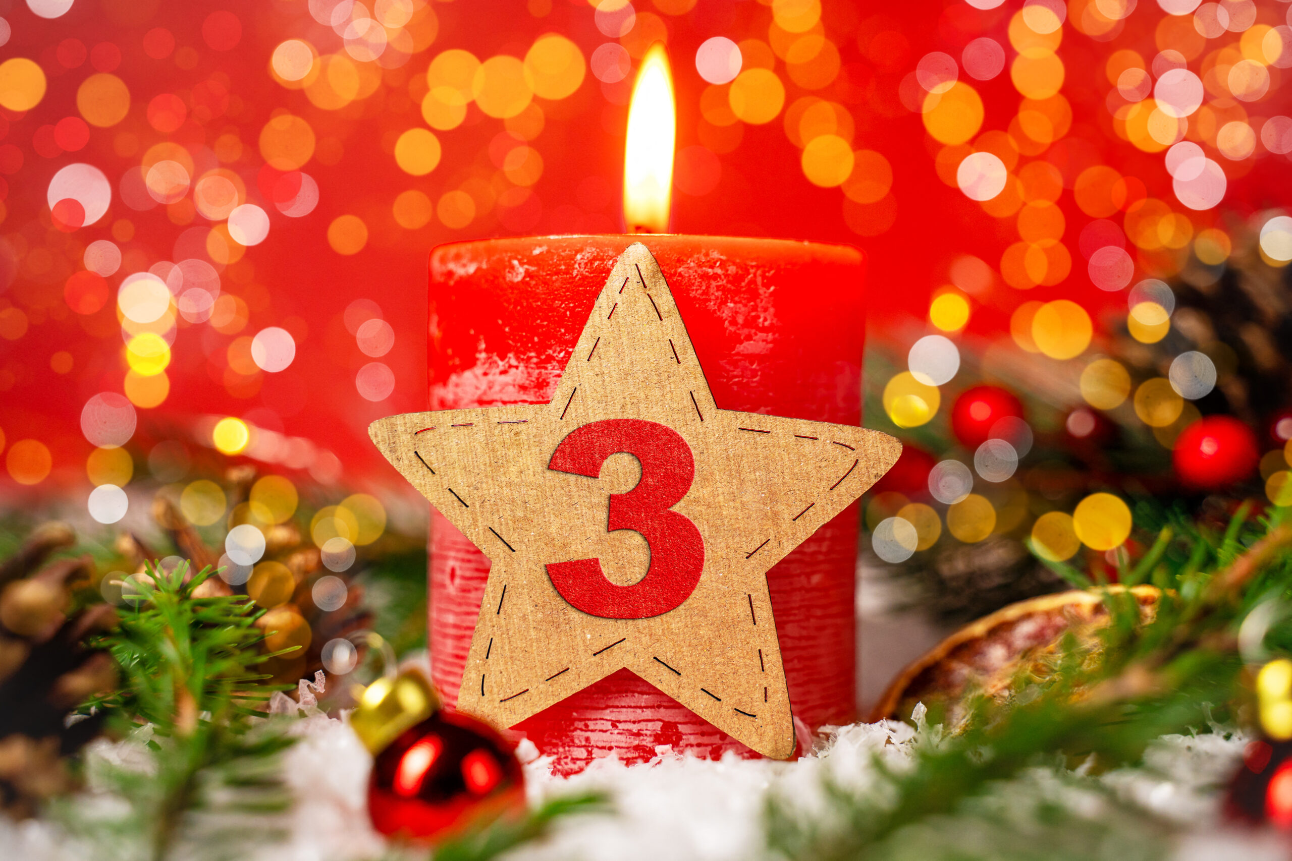 3 advent dritter advent adventsbild kerze 5 scaled