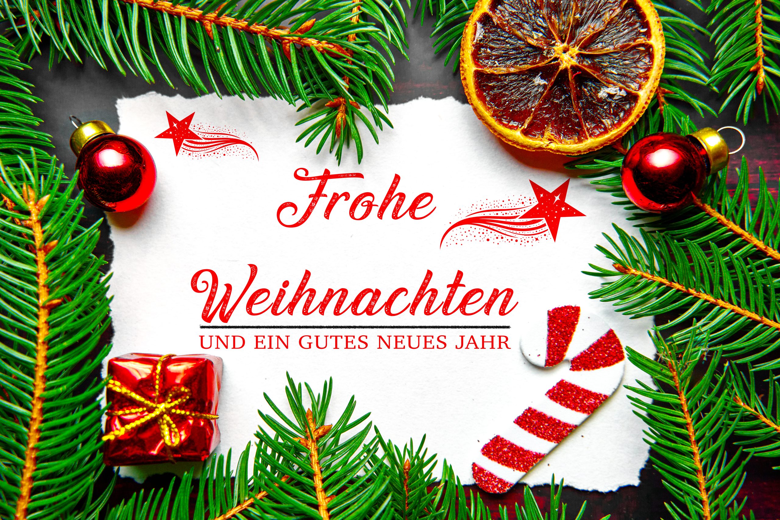 frohe weihnachten und ein gutes neues jahr