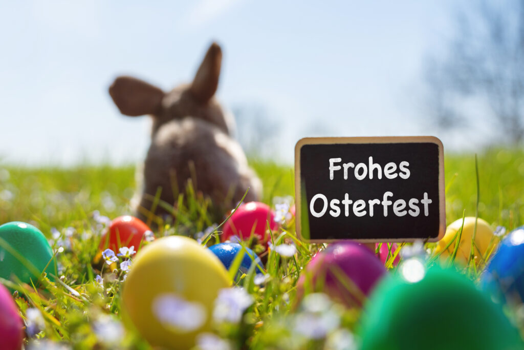 Stilvolle Grsse Zum Osterfest Bild