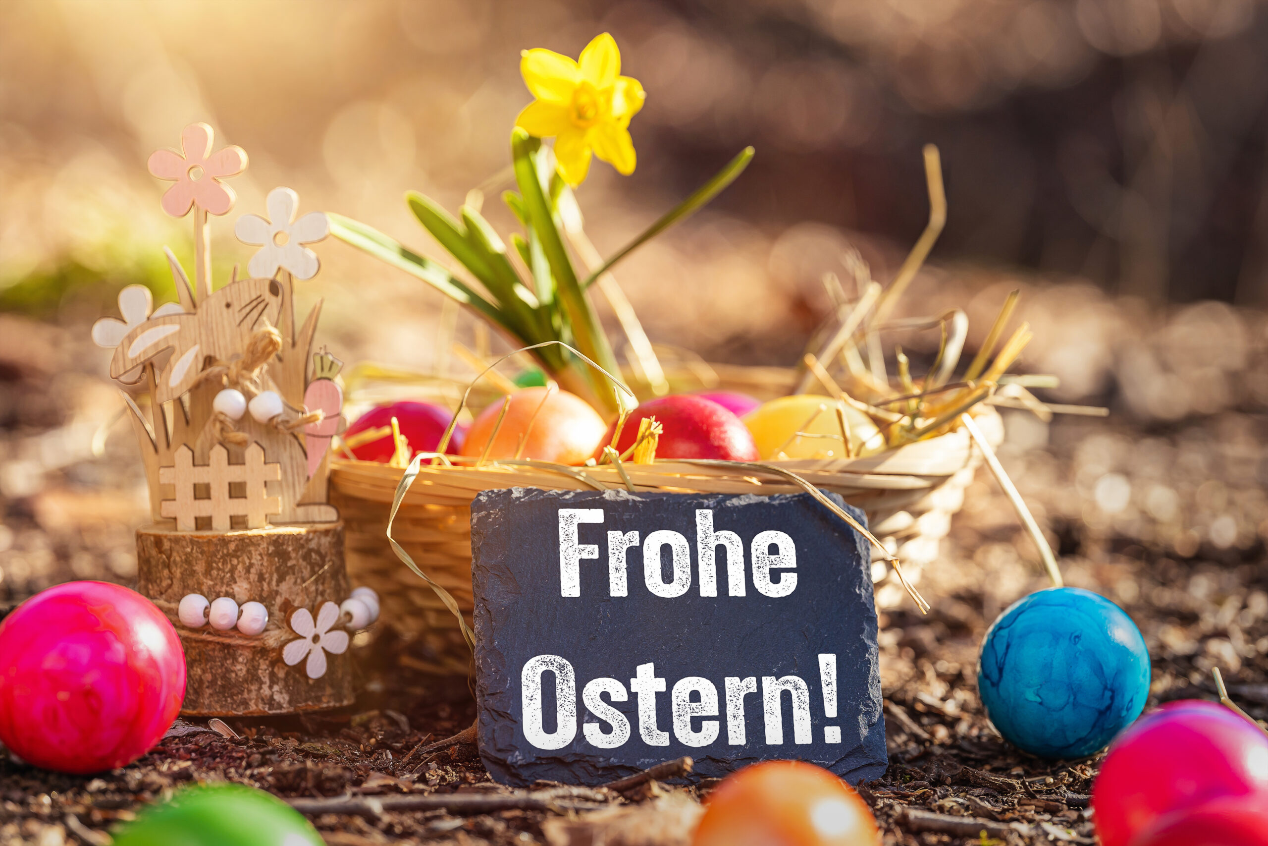 osternest mit gruss frohe ostern 2 scaled