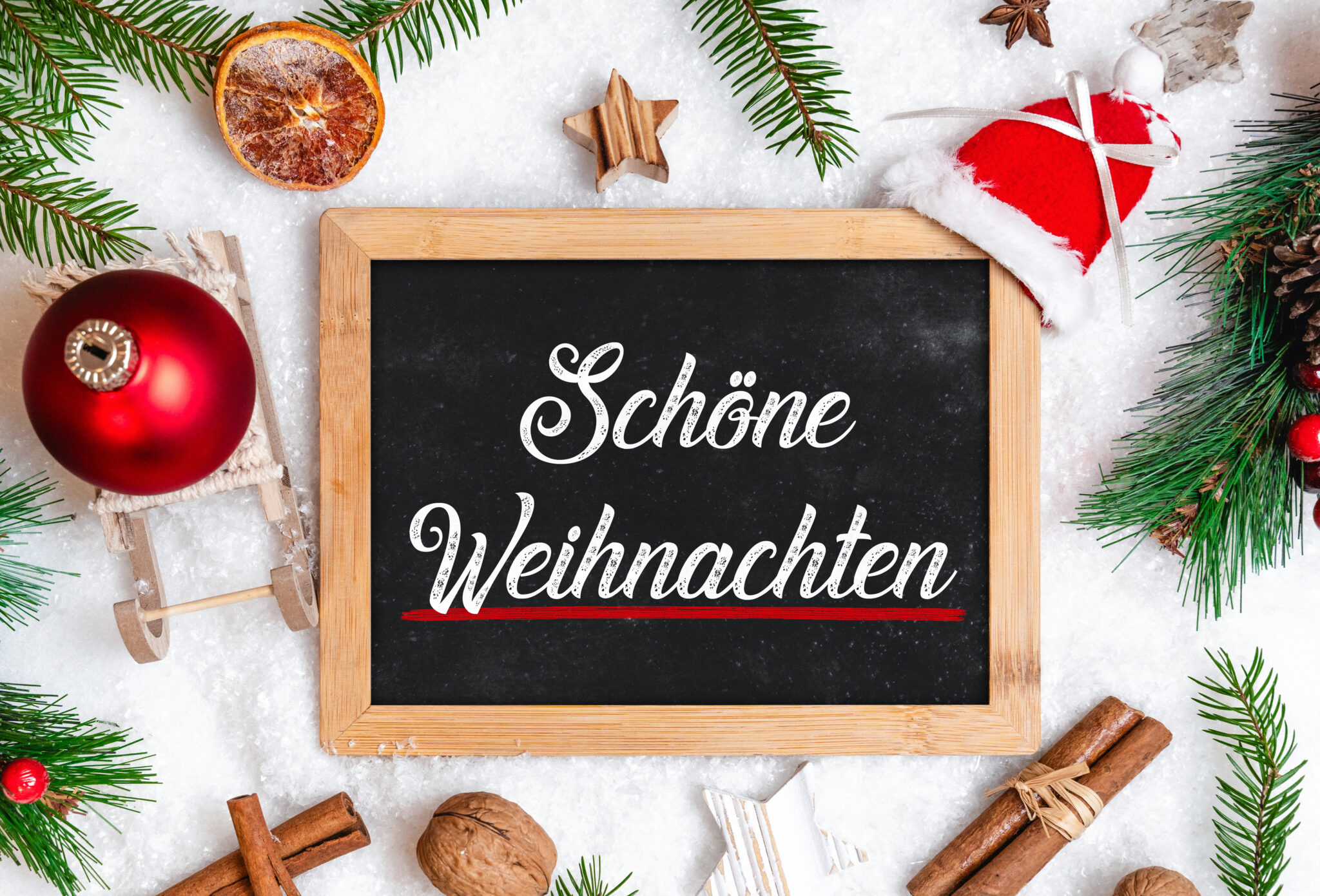 schild schoene weihnachten