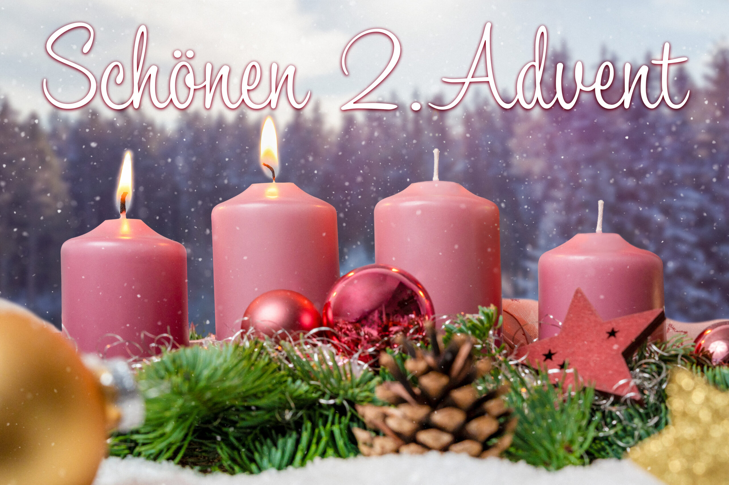 schoenen 2. advent – adventsgruss zum zweiten advent scaled