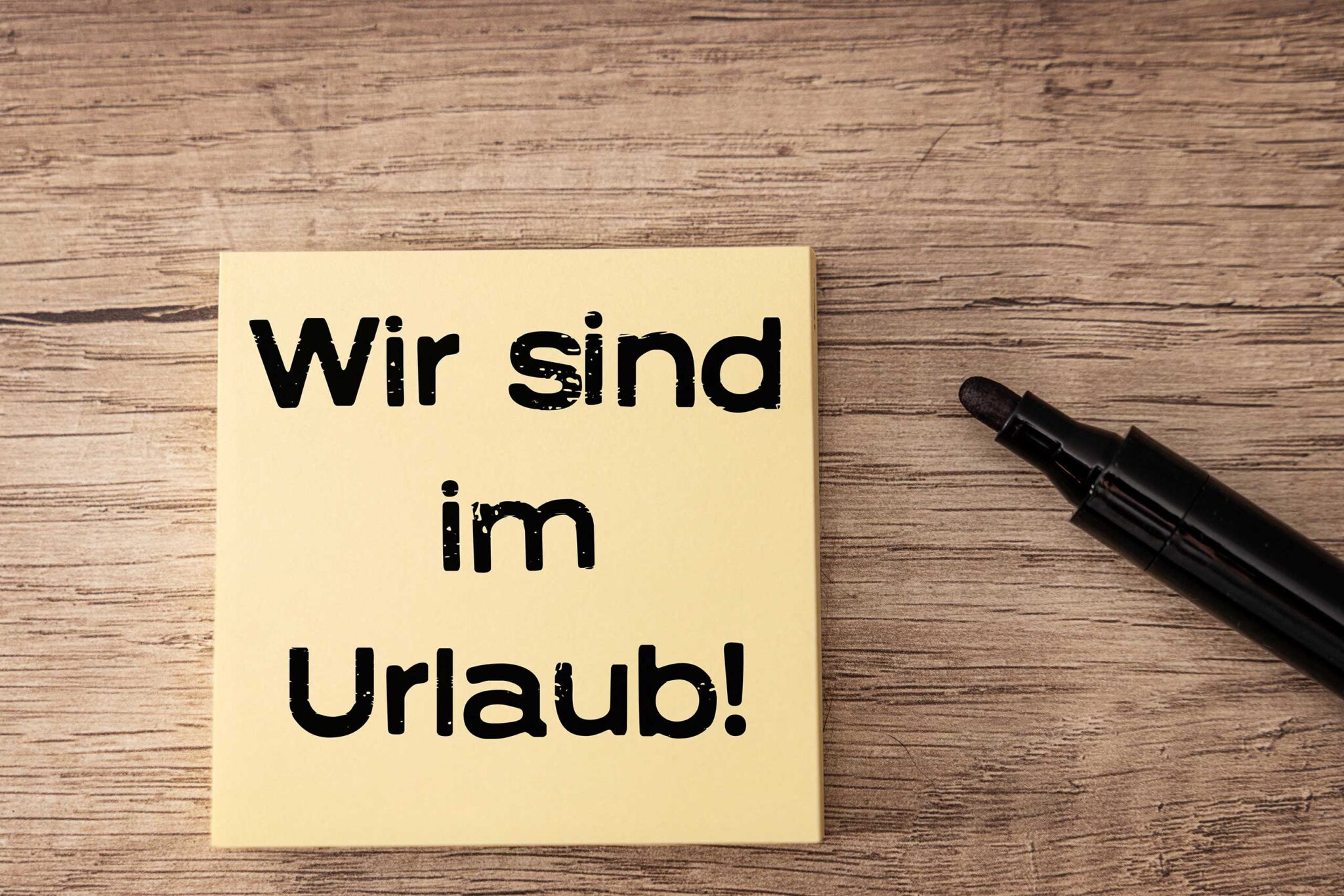 abwesenheitsnotiz wir sind im urlaub bilder