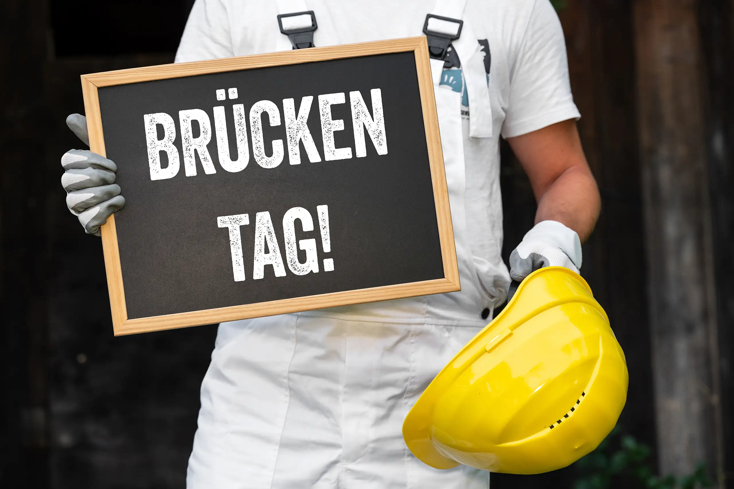 brueckentag auf der baustelle bilder
