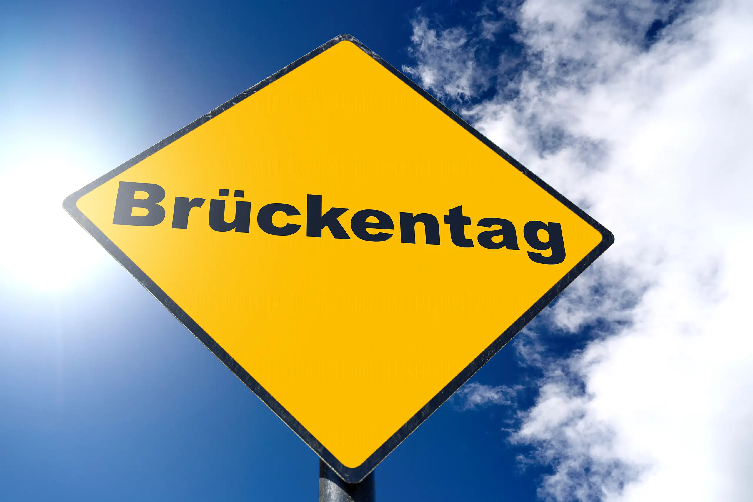 brueckentag gebles schild bilder