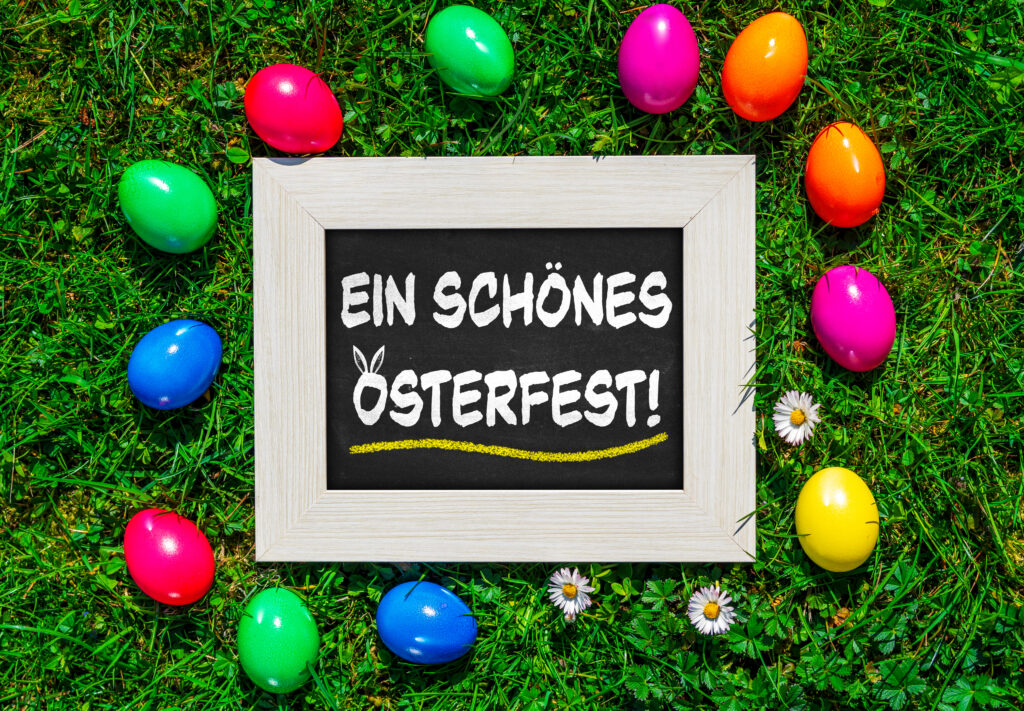 Stilvolle Grsse Zum Osterfest Bild