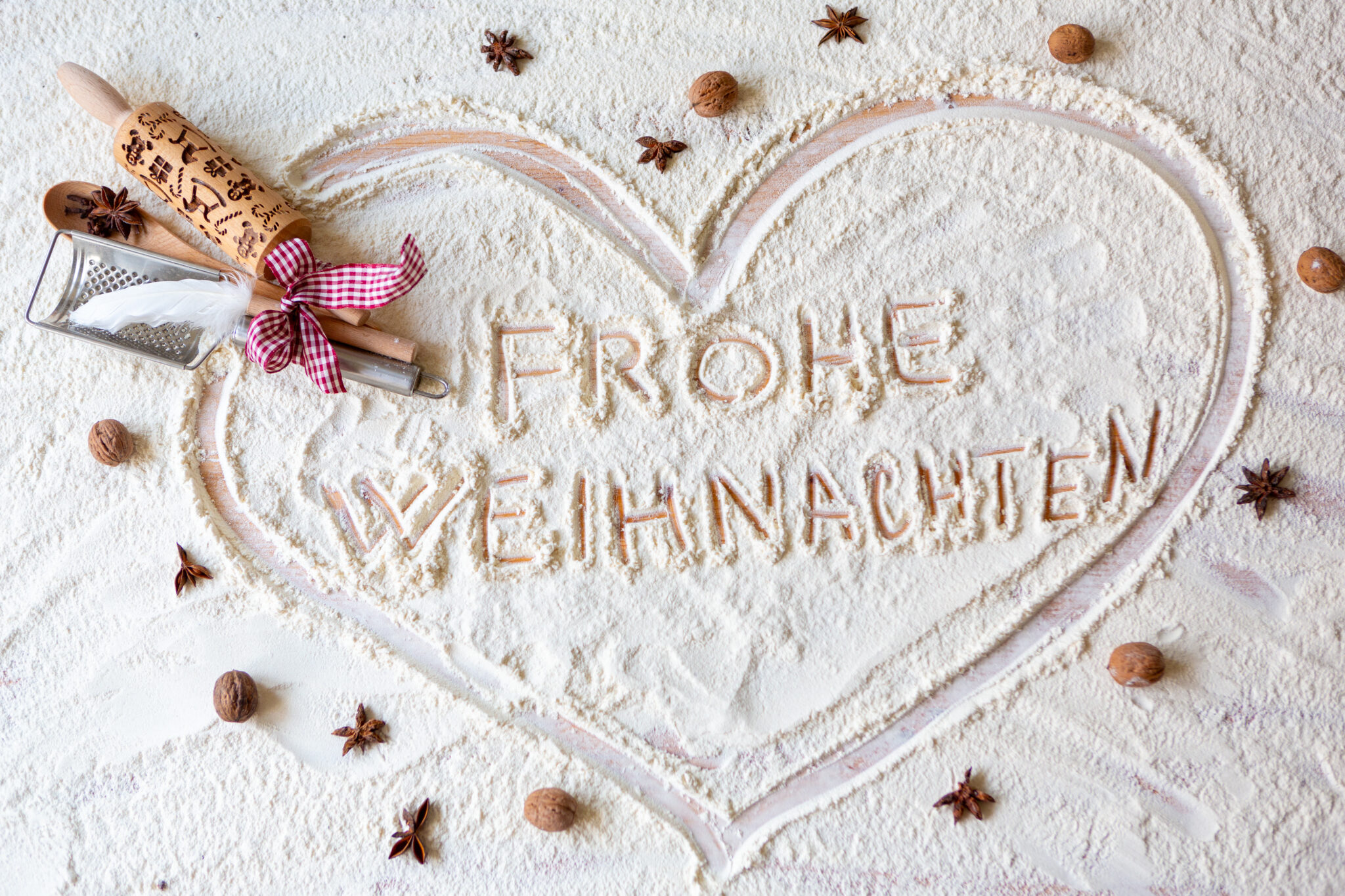 frohe weihnachten wunsch herz