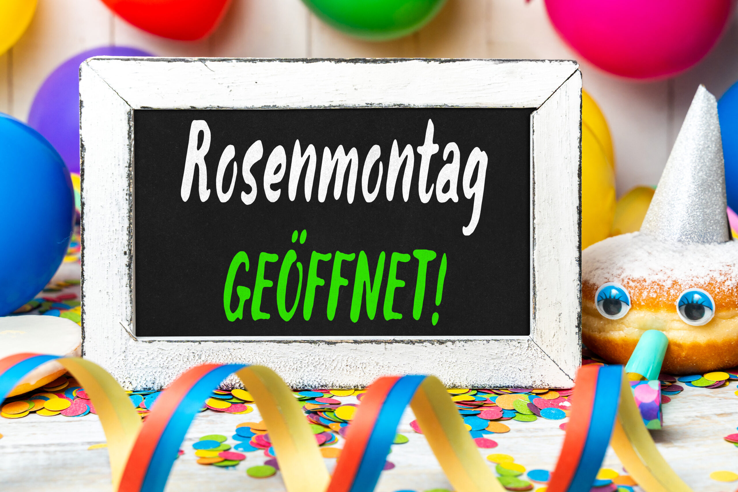 ÖFFNUNGSZEITEN BILDER rosenmontag geoeffnet schild scaled