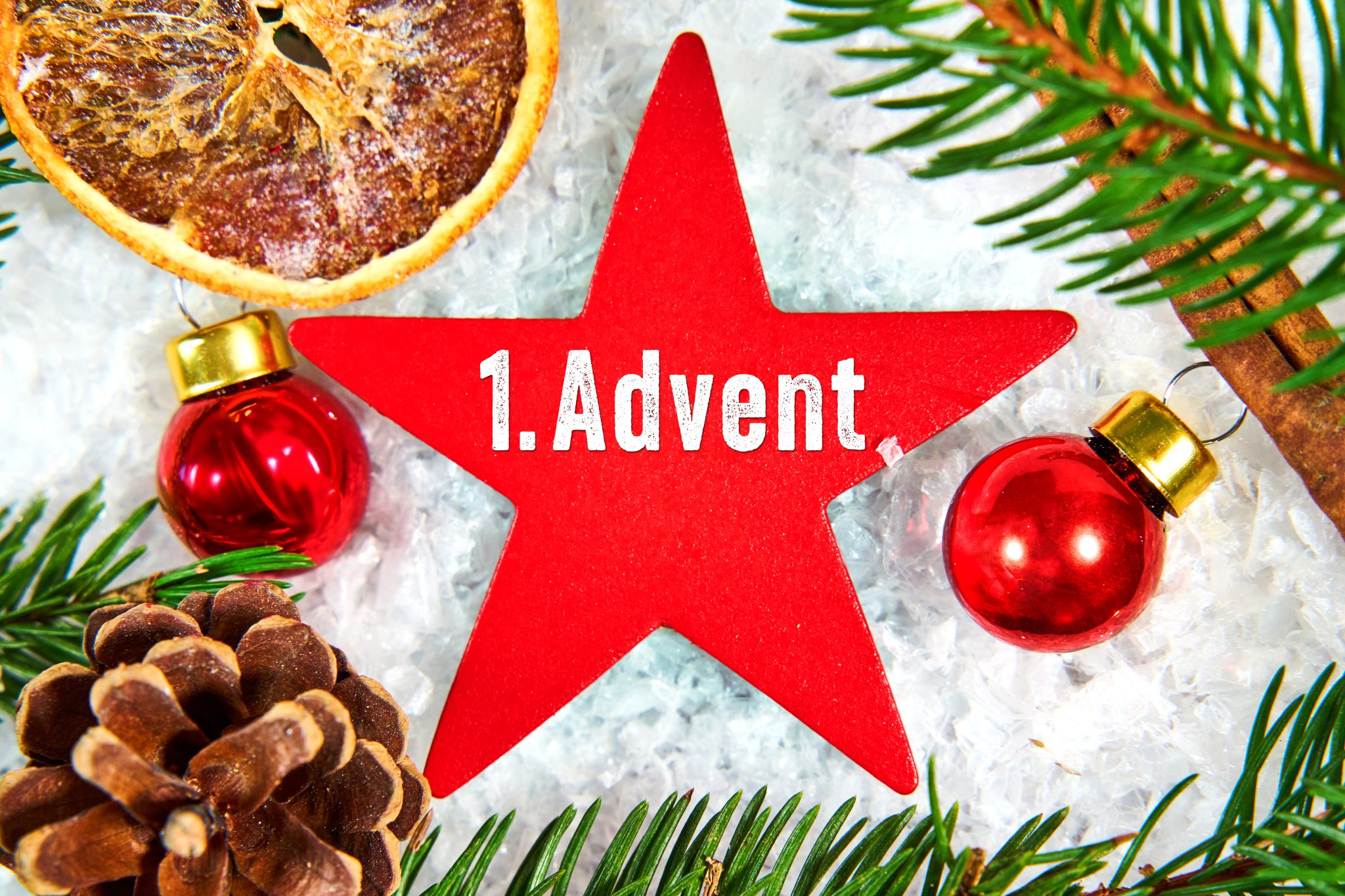 ADVENT 2025 - ADVENTSGRÜSSE WÜNSCHE UND BILDER ZUR ADVENTSZEIT ERSTER 1. ADVENT, ERSTE ADVENT SCHRIFTZUG AUF EINEM ROTEN STERN erster 1. advent, erste advent schriftzug auf einem roten stern